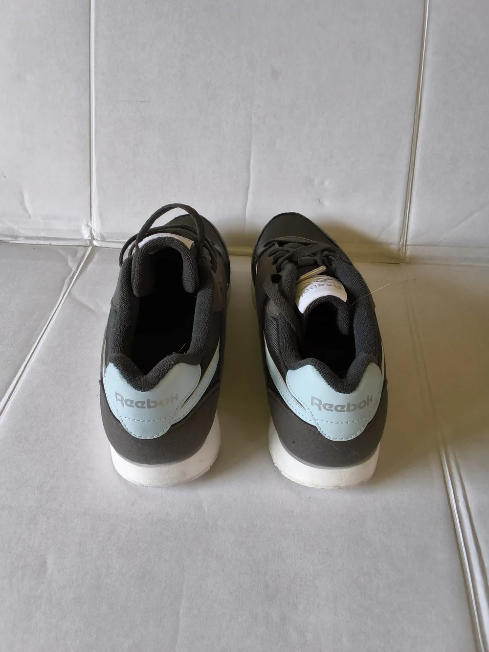 Reebok Ultra Flash Men Black Gray White Colorblock Lace-Up Low Top Size 7 1/2